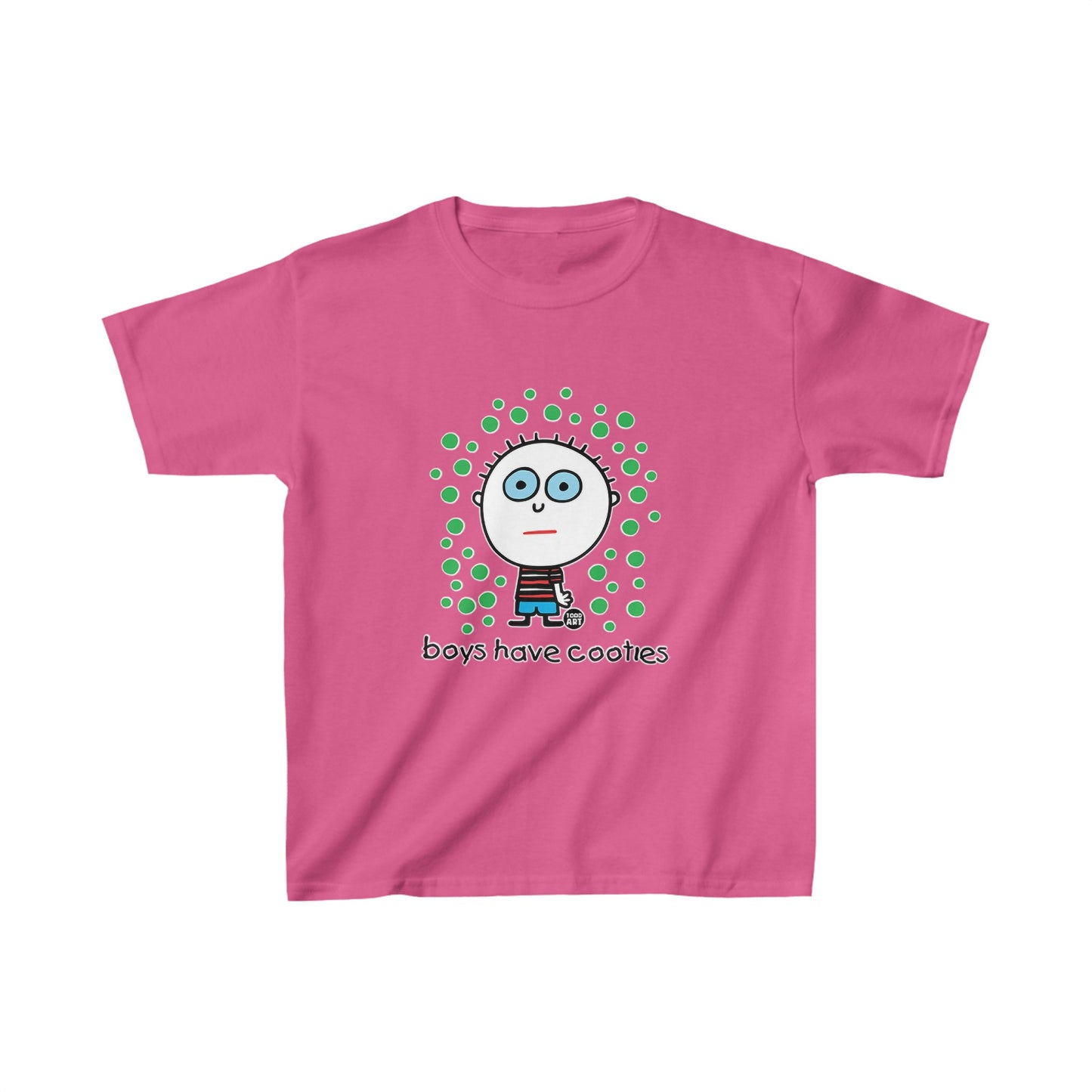 Cute Back to School "Boys have Cooties" Heavy Cotton™ Tee