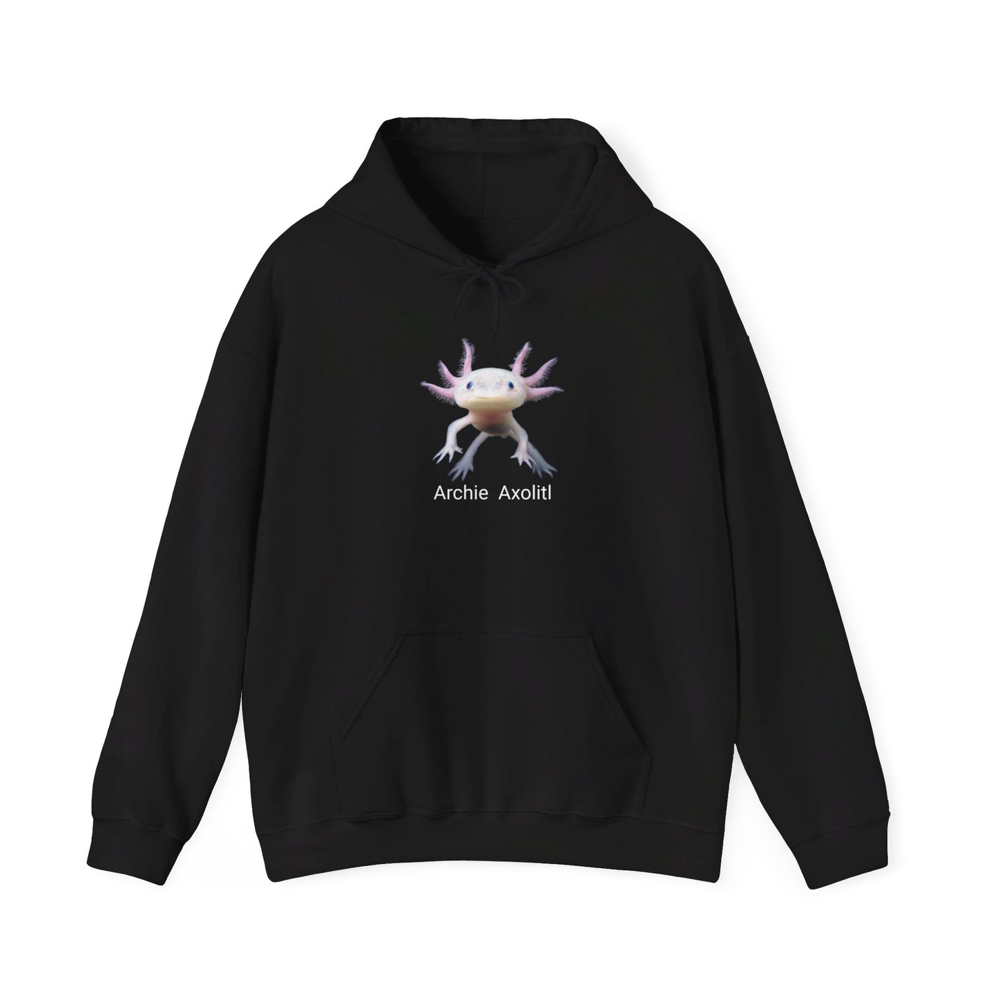 Hoodie, Archie the Axolotl Unisex Heavy Blend™ Hooded Sweatshirt