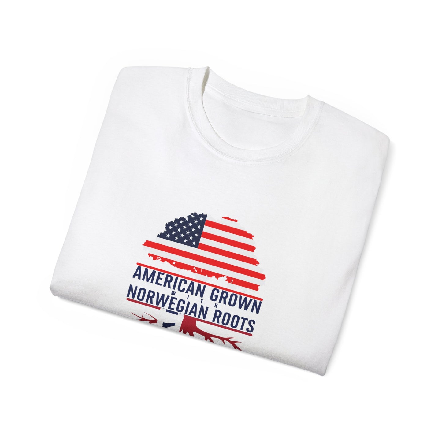 American Roots Unisex Ultra Cotton Tee - Celebrate Heritage & Patriotism Tee