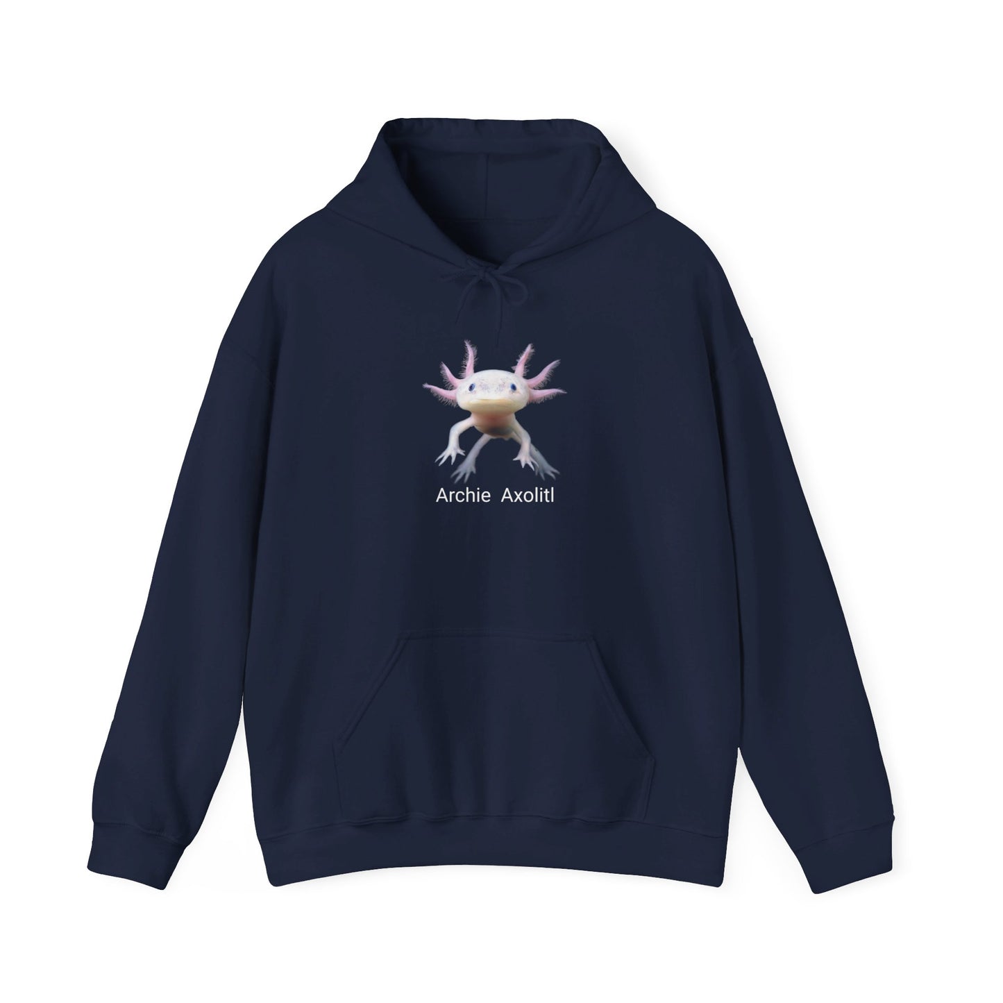 Hoodie, Archie the Axolotl Unisex Heavy Blend™ Hooded Sweatshirt