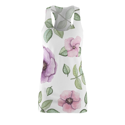 Women's Flowered Racerback Dress