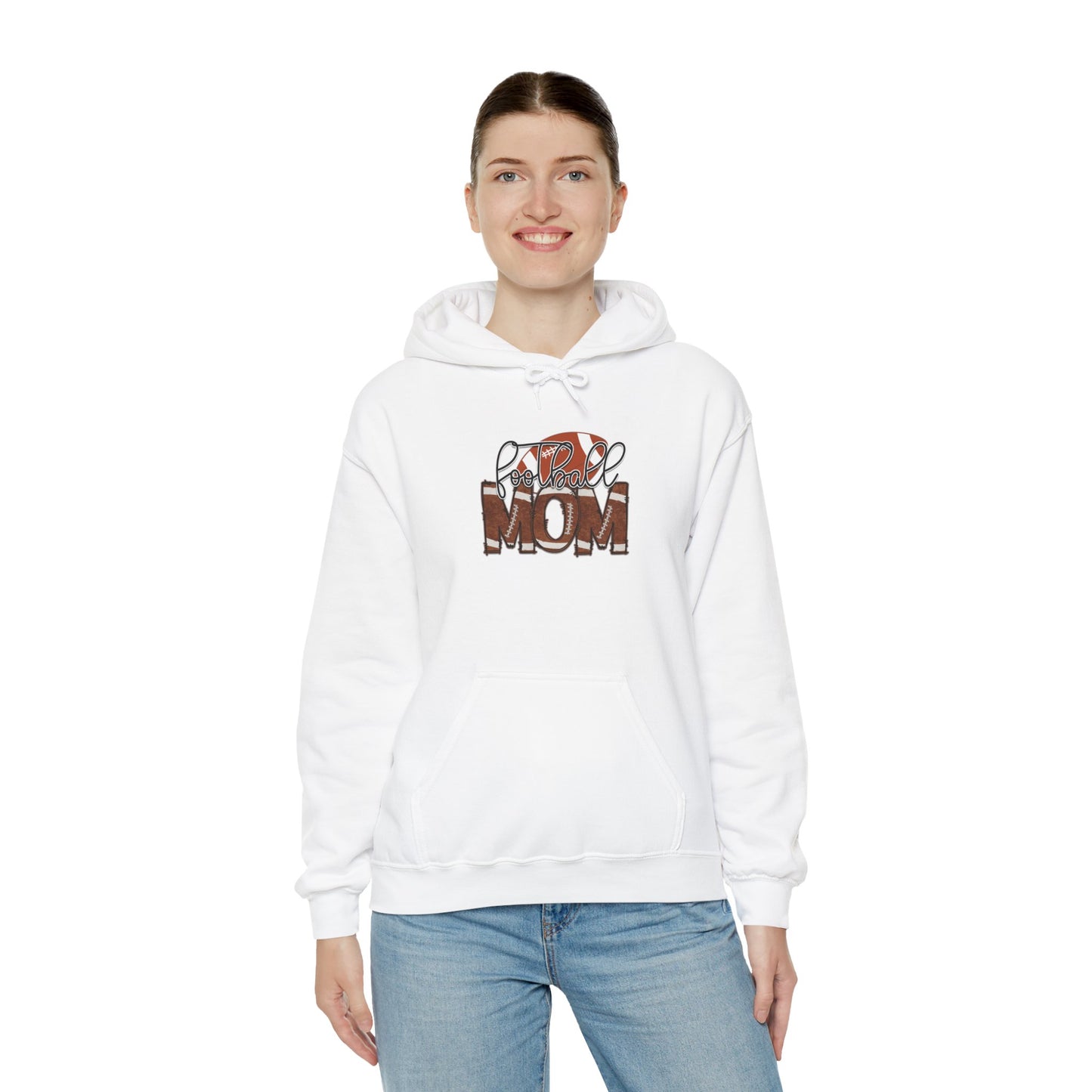 Football Mom Heavy Blend™ Hooded Sweatshirt