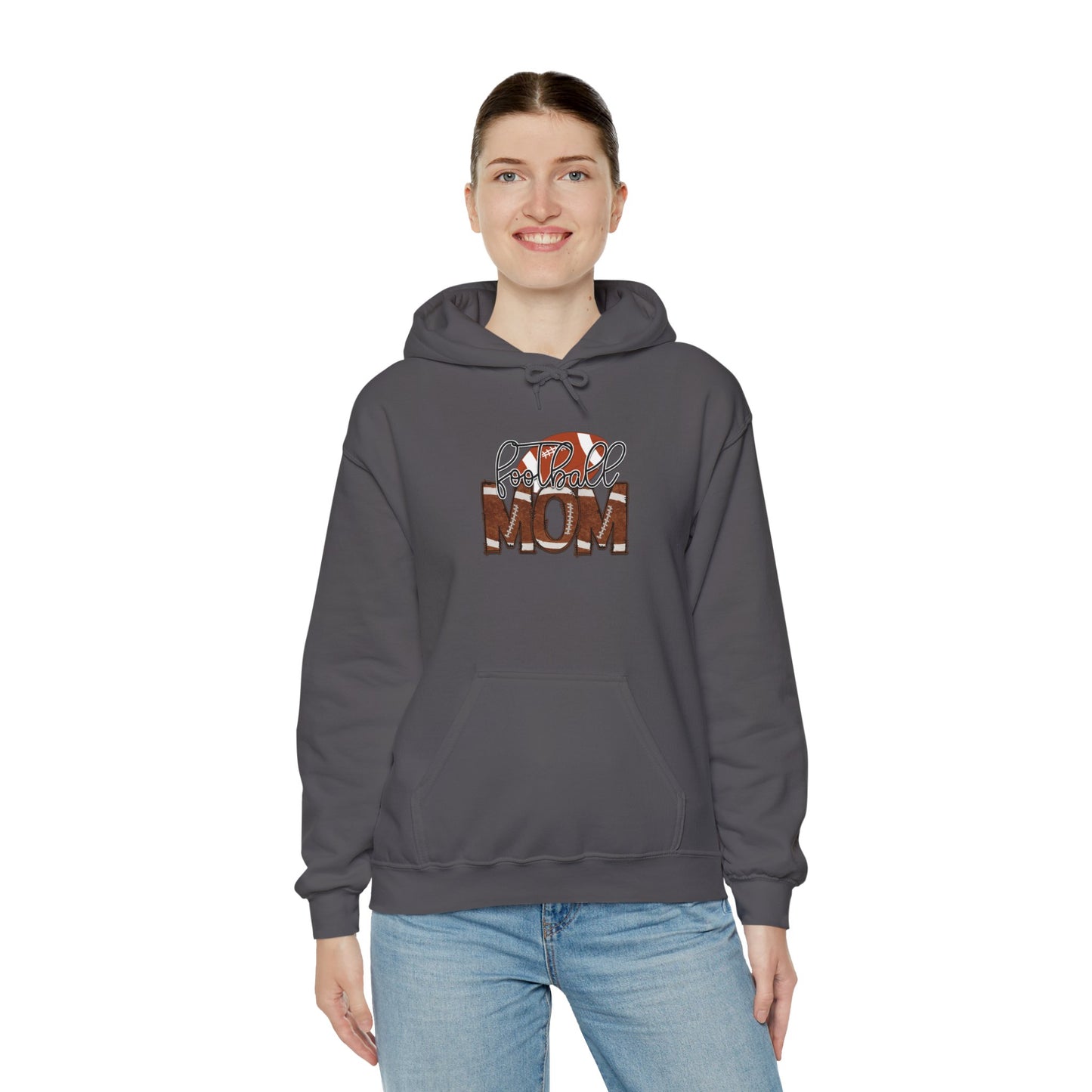 Football Mom Heavy Blend™ Hooded Sweatshirt