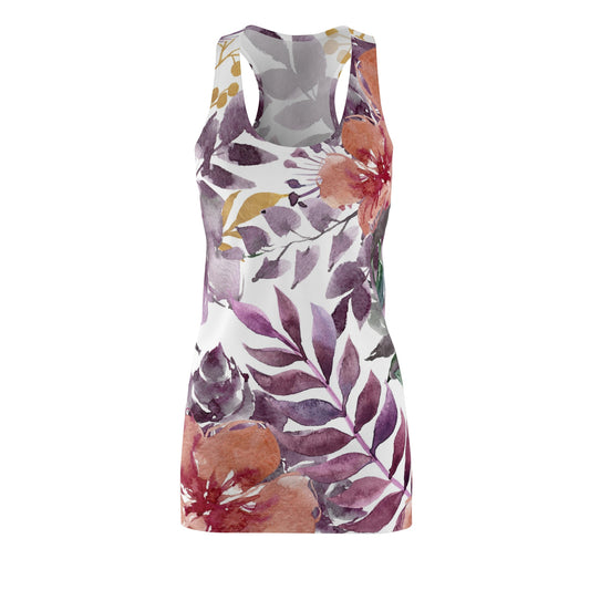 Women's Flowered Racerback Dress