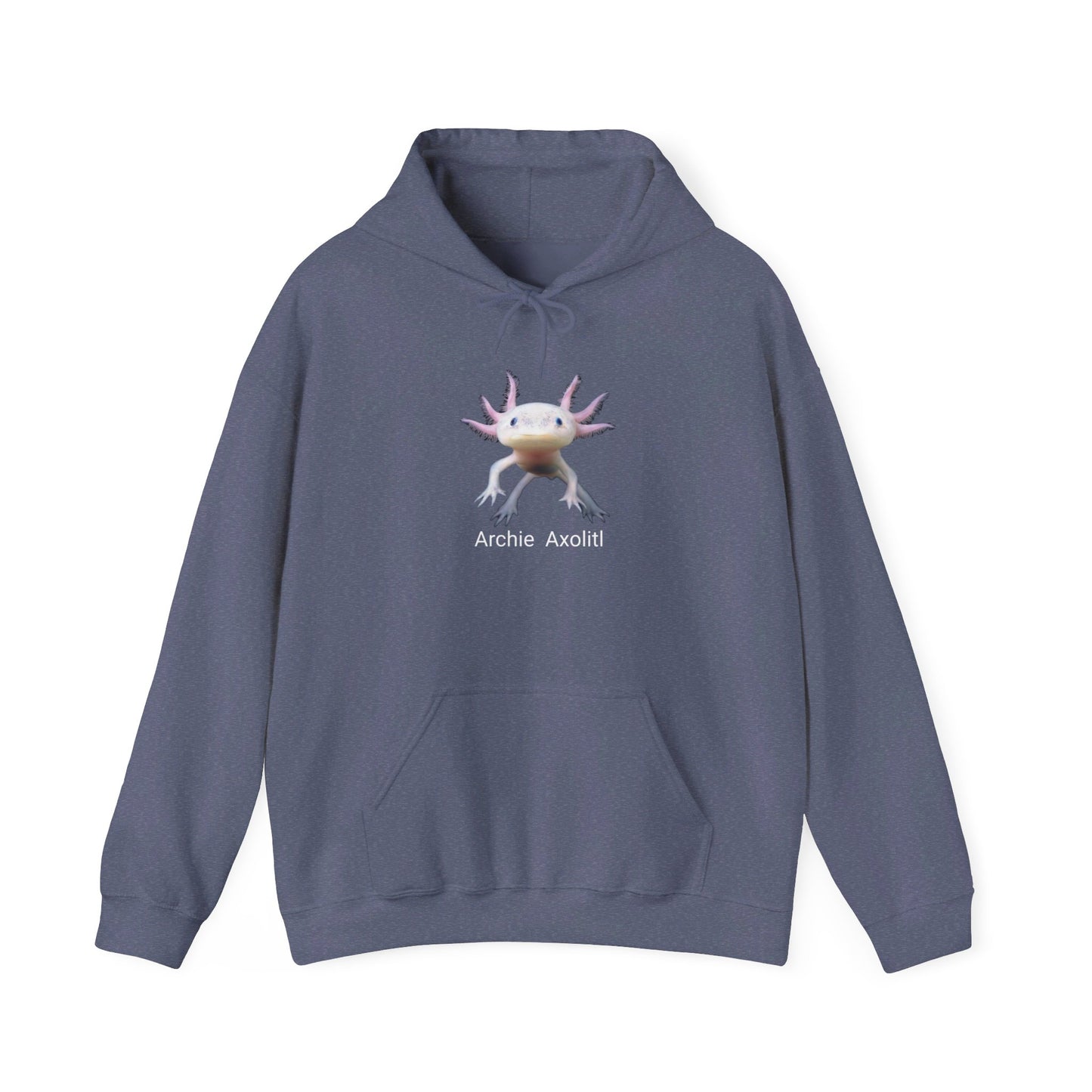 Hoodie, Archie the Axolotl Unisex Heavy Blend™ Hooded Sweatshirt