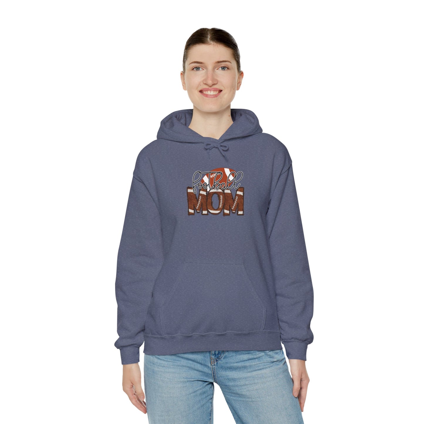 Football Mom Heavy Blend™ Hooded Sweatshirt