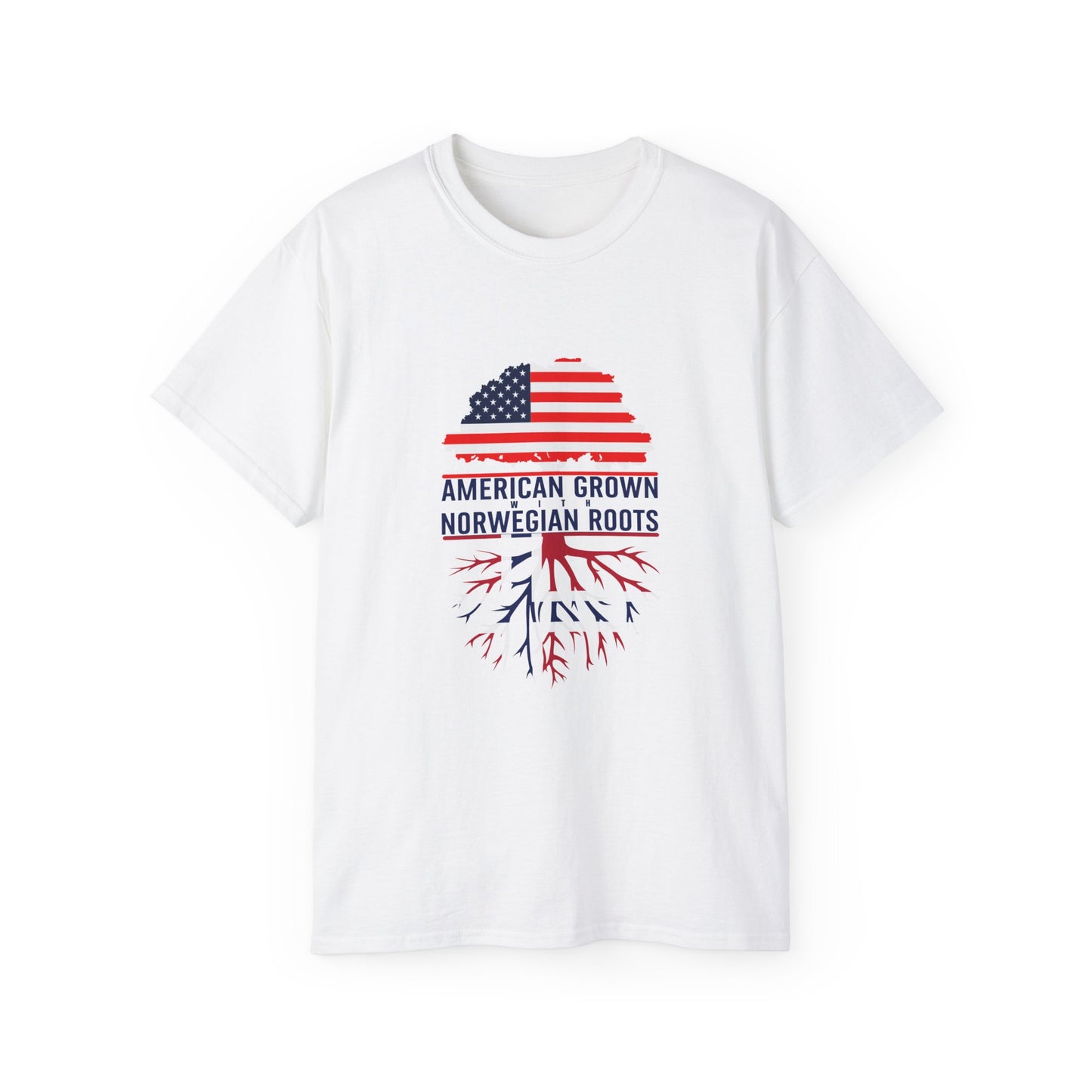 American Roots Unisex Ultra Cotton Tee - Celebrate Heritage & Patriotism Tee