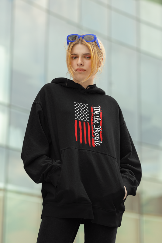 Unisex Tee Shirt Patriotic We the People Unisex Heavy Blend Hoodie