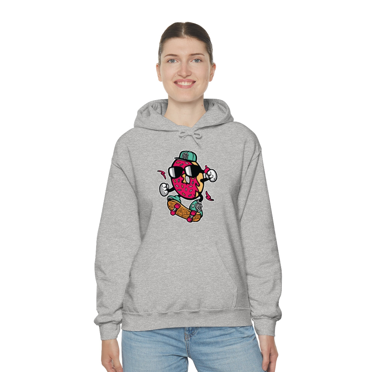 Unisex Hoodie Skating Donut Heavy Blend™ Hooded Sweatshirt