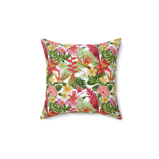 Decorative Pillow Hawaiian Spun Polyester Square Pillow