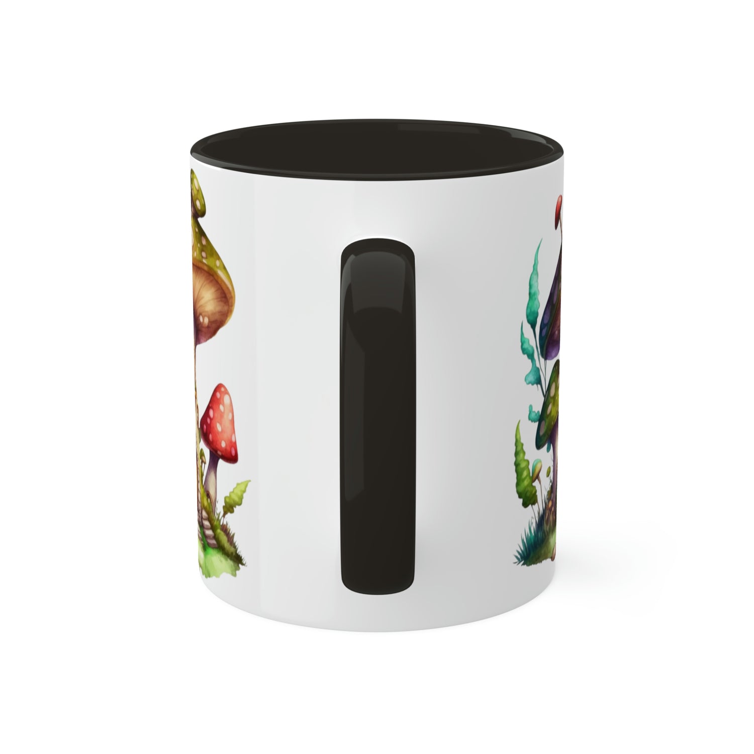 3D Mushroom Print Mug, Unique and Whimsical Mug Design Accent Coffee Mug,  11oz